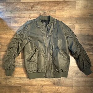 Khaki Bomber Jacket